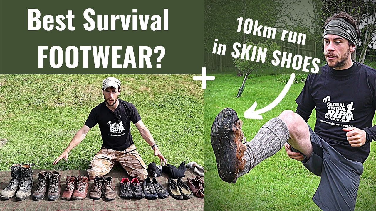 Rethinking FOOTWEAR for SURVIVAL. Minimalist vs Supportive? +10km run ...