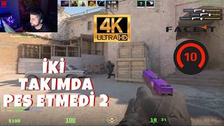 CS2 - Faceit +2500 ELO | İKİ TAKIMDA PES ETMEDİ 2 ! de_dust2 (CS2 Gameplay)
