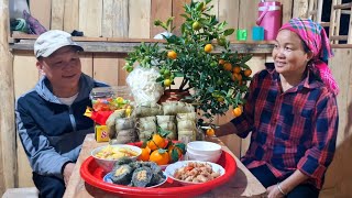 Happy New Year! Ms. Lien and Mr. Vinh are happily preparing for Tet together.