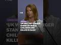 The UK will 'no longer stand by while innocent children are killed in Gaza' says Louise Haigh
