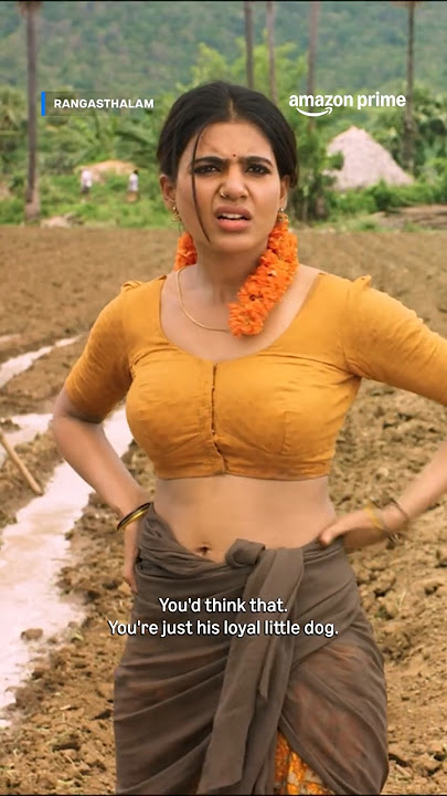 Samantha Catches Ram Charan RED HANDED 👀 😱 | Rangasthalam | #primevideoindia #movie #trending