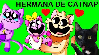 MAMA AMA MAS A LA HERMANA DE CATNAP QUE A ÉL? Poppy Playtime 3 Animación vs gatitos Luna y Estrella