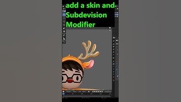 Making horns in blender  #blenderustad