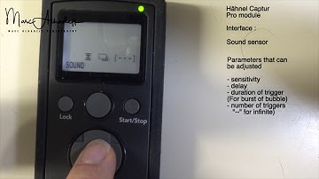 Hähnel Captur Pro module - interface