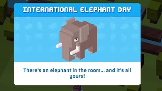 Full Crossy Road 3000+ score with NEW Elephant character Update
