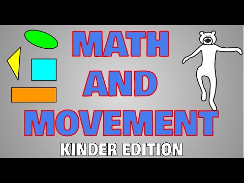 KINDERGARTEN MATH AND MOVEMENT TABATA KIDS WORKOUT  PE activity or BRAIN BREAK!