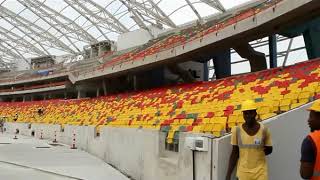 ⁣Visite du Complexe Sportif de Jopoma en Fevrier 2019 par Vincent Kamto.avi