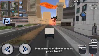 3D Police Truck Simulator 2016 screenshot 1