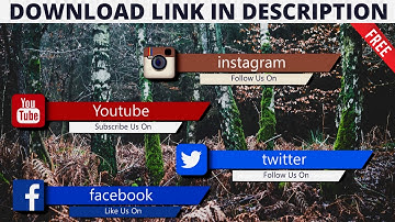 [Android/iOS] Free Animated Social Media Lower Thirds Graphics - No Editing Required