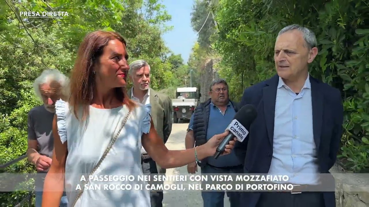 PRESA DIRETTA - A PASSEGGIO NEI SENTIERI CON VISTA MOZZAFIATO A SAN ROCCO DI CAMOGLI