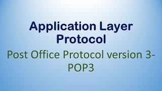 POP3 Protocol