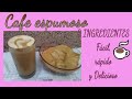 CAFE ESPUMOSO   con solo 3 ingredientes Facil rapido y delicioso