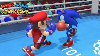 Mario &amp; Sonic At The Olympic Games Tokyo 2020 Boxing Mario Silver Daisy Peach &amp; Waluigi Gameplay