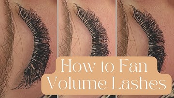 HOW TO MAKE A VOLUME FAN | Pinching Method | Volume Lash Tutorial