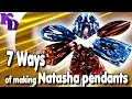 7+ ways of making Natasha pendants - polymer clay tutorial 420