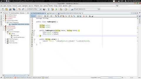PBO (Pemrograman Berorientasi Objek)Penggabungan 2 String