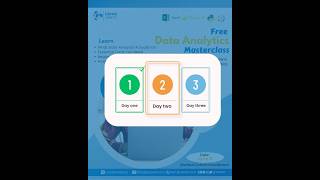 Day 2: Data Analytics Training (Live Session) | GMAX Learn 3 Days Free Training  + Hands-on Practice Wealth