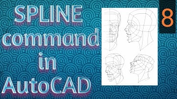 AUTOCAD  tutorials part 8 | spline |  in telugu | by reality cad