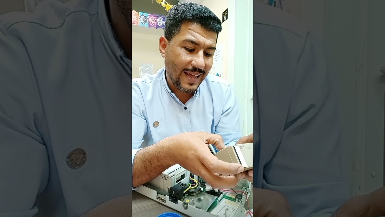 الجزء الثاني من عملى إصلاح جهاز رسم القلب ماركة شيلر