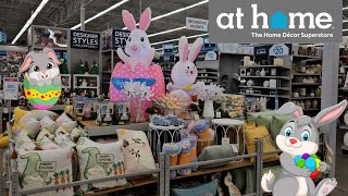 AT HOME STORE EASTER DECOR 2024 IS HERE ! COME SHOP WITH ME !