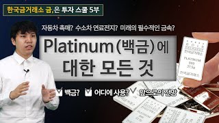 [플레티늄] 또 다른 투자처 Platinum(백금)의 대한 모든 것!
