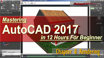O que é renderização no AutoCAD?