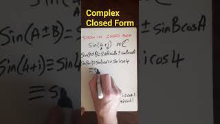 sin4+i #mathematics #algebra #trigonometry #hyperbolicfunctions #maths #exponential #complexanalysis