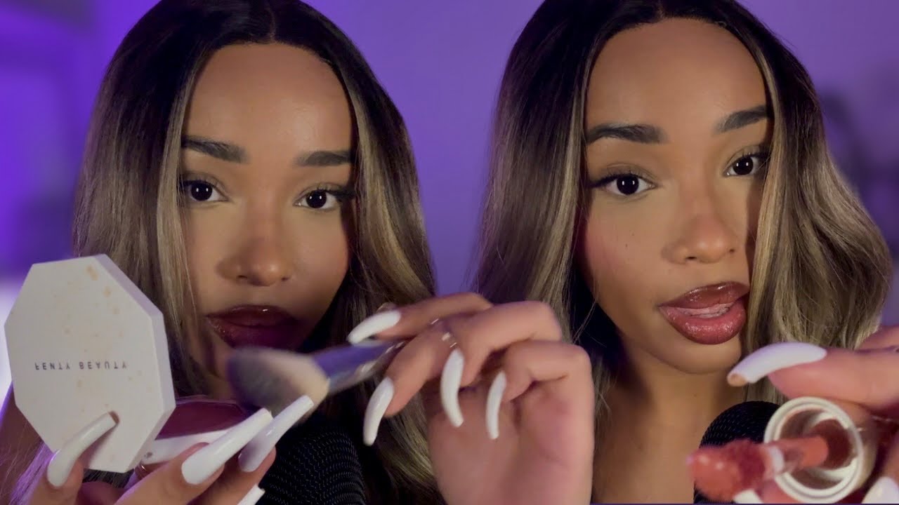 ASMR | Te Maquiando para um Date ✨ Sons Lentos e Relaxantes