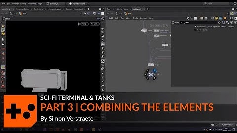Sci-fi Terminal and Tanks | Part 3 | Combining the Elements