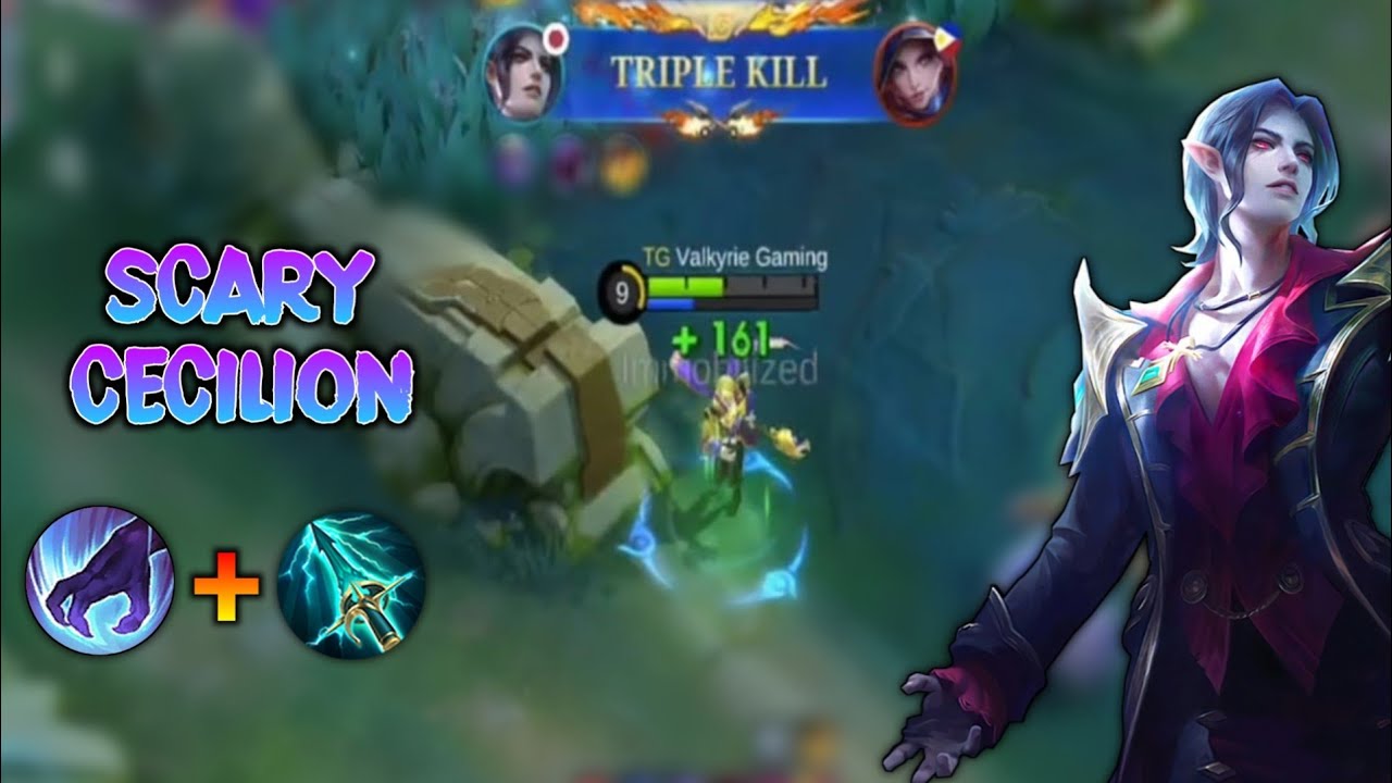 Scary Cecilion Core Winasak ang mga Kalaban | Valkyrie - Mobile Legends