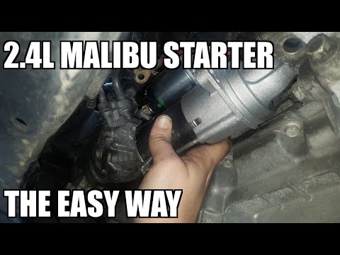 Replace Starter The Easy Way 2008-2012 Chevrolet Malibu 2.4 L
