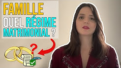 QUEL RÉGIME MATRIMONIAL CHOISIR ? (Droit de la Famille) - Conseil Notarial