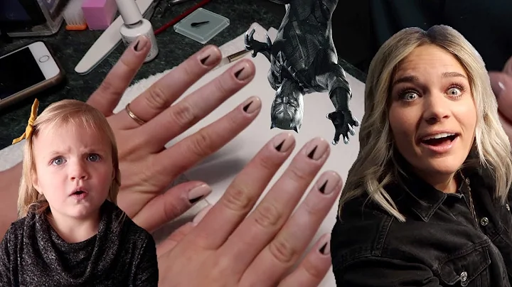 LOOK WHAT MOM DID TO AUNT MICHELLE'S NAILS!