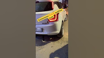Modified swift with systemmm #automobile #modifieds #carcustomization #modifiedswift #swift #car