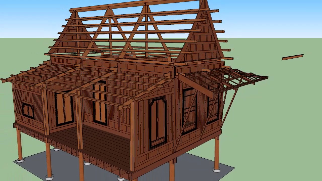 ขั้นตอนการปลูกเรือน (เรือนไทยภาคกลาง) ARC272/292