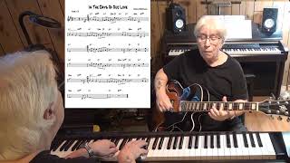 In The Days Of Our Love ( TvdH ) - Jazz guitar & piano cover ( Marian McPortland )