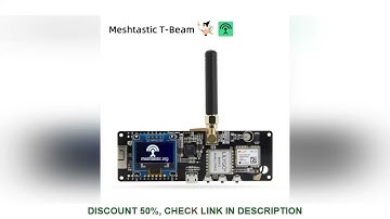 LILYGO® Meshtastic T-Beam ESP32 Module LoRa Development Board Support WiFi Bluetooth GPS Battery OLE