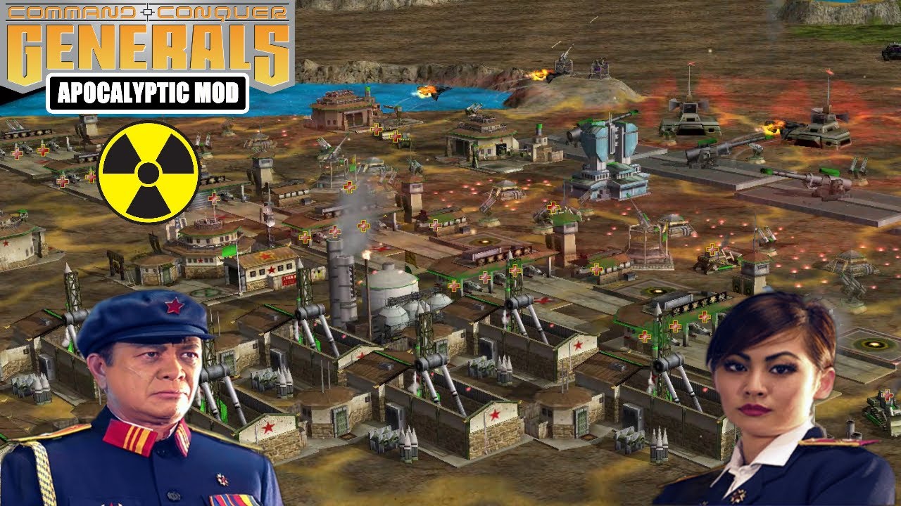 TAO NUKE VS LADY BOSS! C&C Generals Zero Hour Apocalyptic 2.2