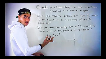 Grade 10 Math (MPM2D, Ontario) - Word Problem Dealing with Equation of Circle
