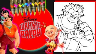 Wreck-It-Ralph Coloring & Trivia 👾🕹