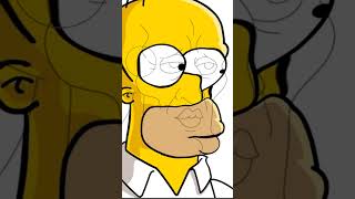 Homero Simpson con la cara de Calamardo guapo #Photoshop