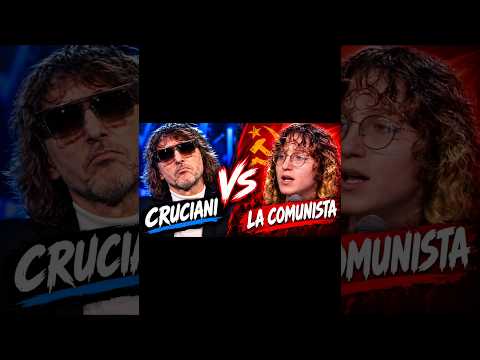 Video CRUCIANI vs COMUNISTA