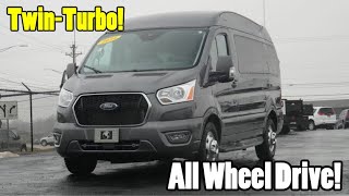 Dream Van! All Wheel Drive TWIN-TURBO Ford Transit LUXURY VAN | Sherry Review by Paul Sherry Conversion Vans 771 views 1 month ago 4 minutes, 42 seconds