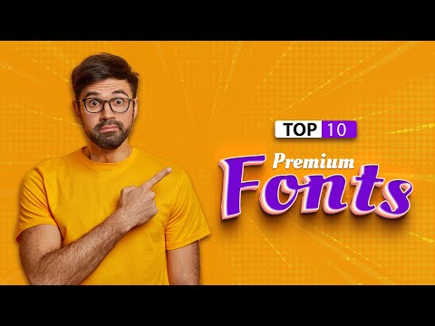 Top 10 Premium Logo Design Fonts For 2023 | Free Fonts Download - video from Dream Steps