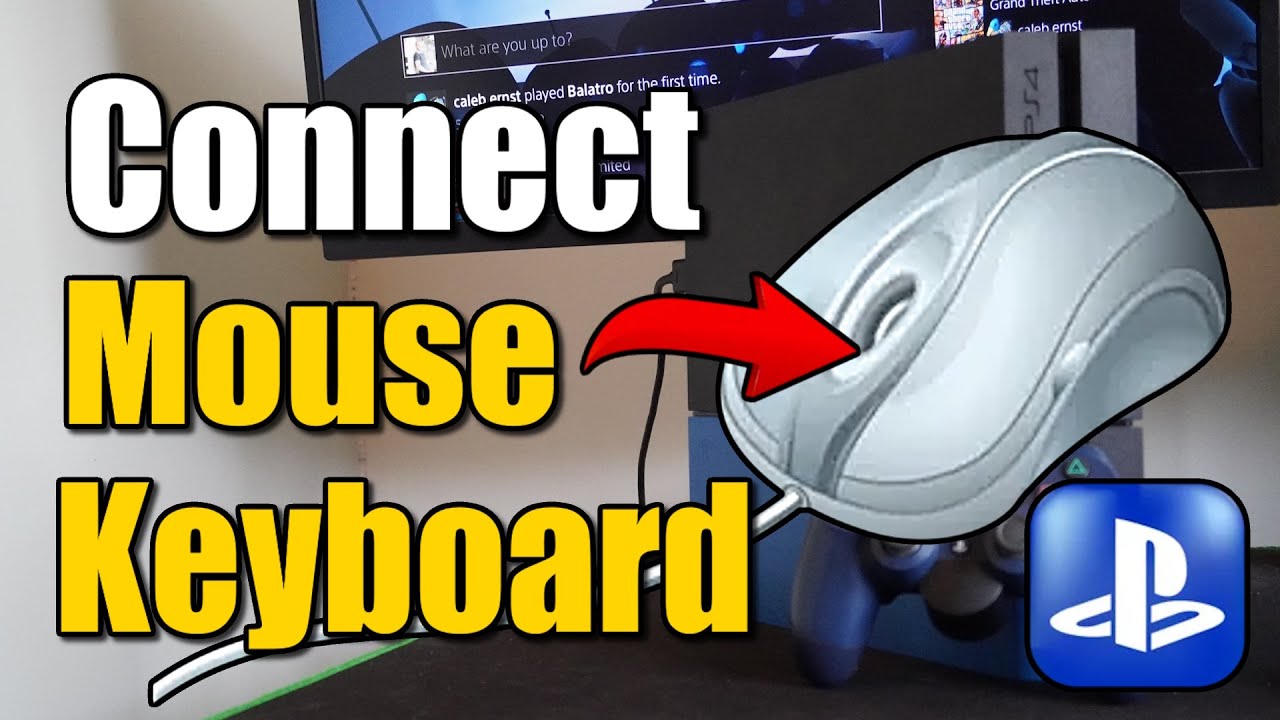 Как подключить мышь и клавиатуру к консоли PS4 для игр (лучший способ)
