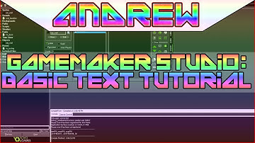 GameMaker Studio: Basic Text & Font Tutorial (Simple & Easy)