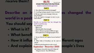 Ielts Speaking Questions