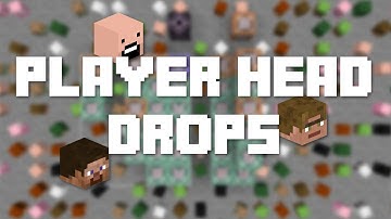 Player Head Drops for Minecraft 1.12 | Command Block Module (Server friendly)