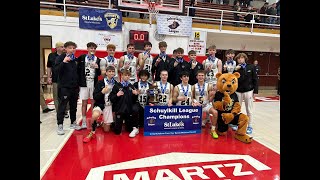 Mahanoy Area Boys Receiving Their Schuylkill League Championship