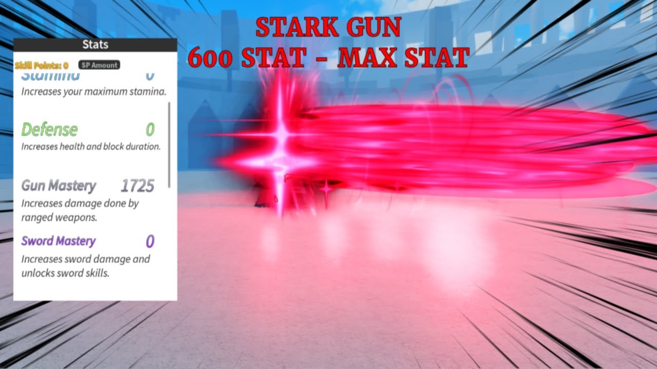 Starks Guns from Grand Piece Online Showcase scales on gun btw #gpo #